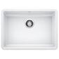 Blanco Precis 25" ADA Single Bowl Kitchen Sink in White, , large