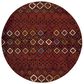 Safavieh Amsterdam AMS108D-5R 5"1" Round Terracotta/Multi Area Rug, , large