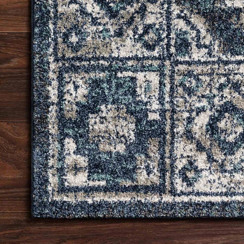 Loloi Joaquin JOA-03 2&#39;7&quot; x 10&#39; Denim and Grey Runner, , large