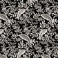 Rifle Paper Co Crafted by Cloth & Company Elly Twin Headboard in Canopy Black/Cream, , large
