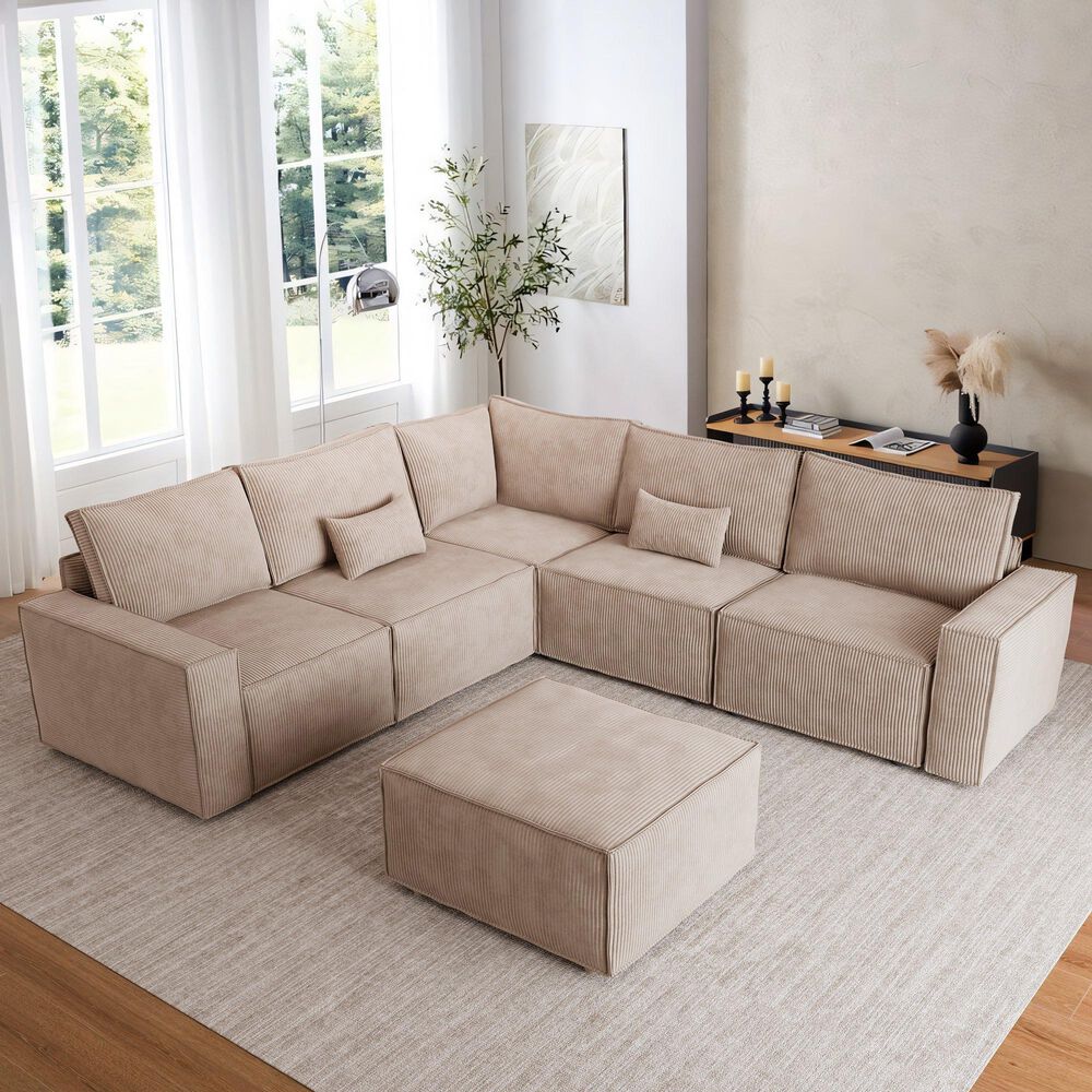 HOMLUX Armless Module in Camel, , large