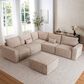 HOMLUX Armless Module in Camel, , large