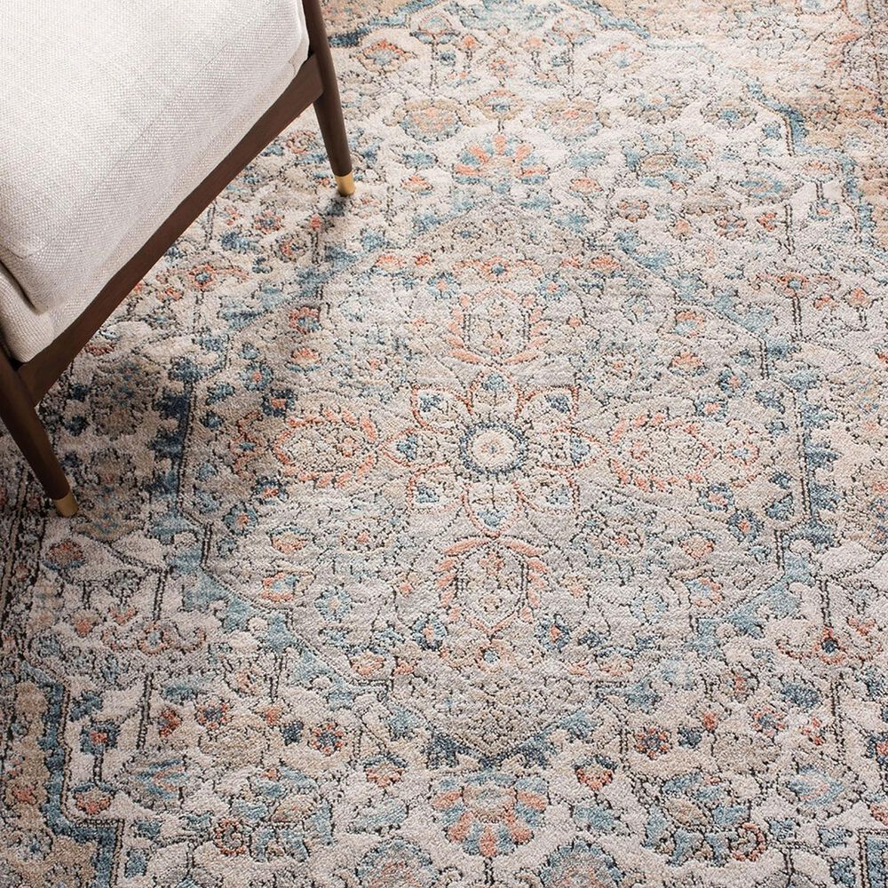 Safavieh Oregon  4&#39; x 6&#39; Grey and Blue Area Rug, , large