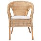 Baxton Studio Abbey Arm Chair in Natural, , large