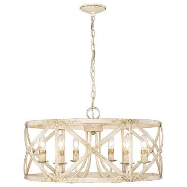 Golden Lighting Alcott 6-Light Chandelier in Antique Ivory, , large