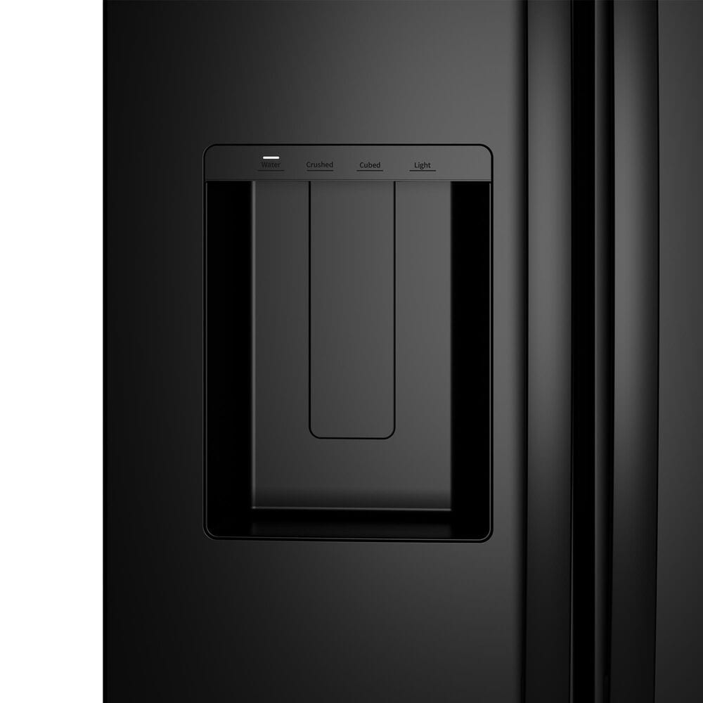 GE Appliances 28 Cu. Ft. Side-By-Side Refrigerator with Extra Tall Dispenser and In-Door Icemaker in Black, , large