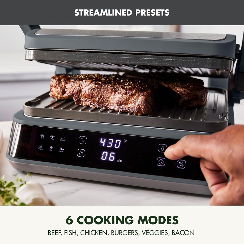 Green Pan 14.5" Advanced Contact Grill and Griddle in Graphite, , large