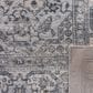 Safavieh Isabella 9" x 12" Dark Grey and Cream Area Rug, , large