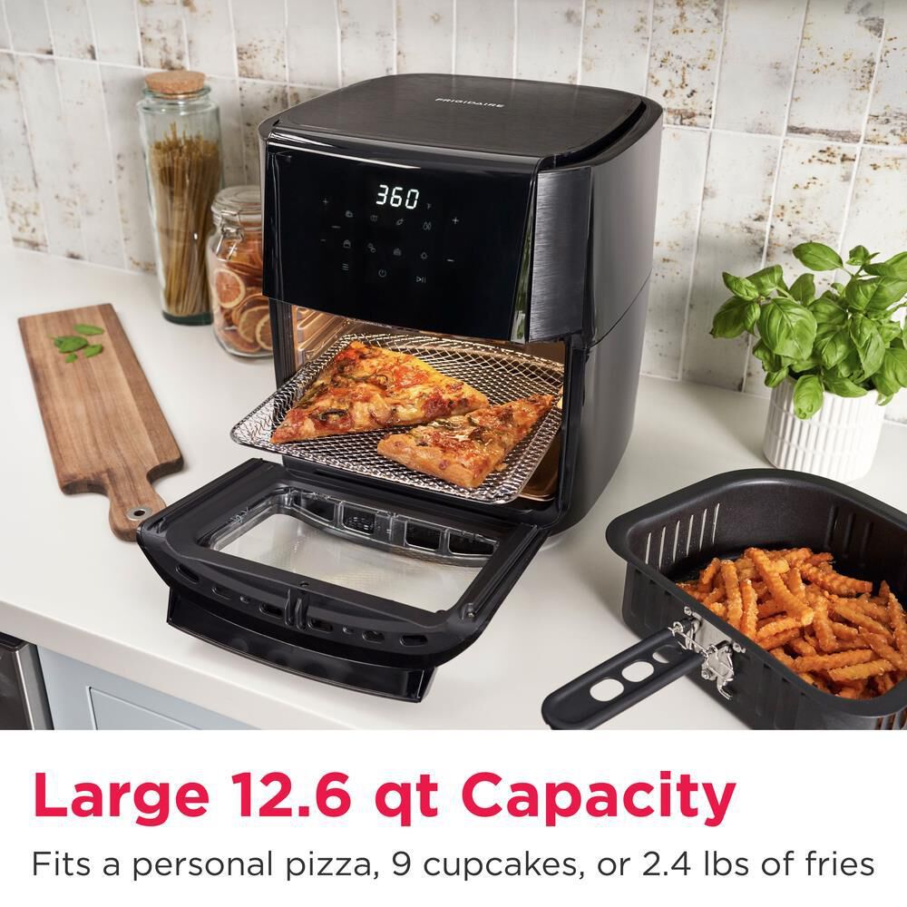Frigidaire 12.6 Qt. 5-in-1 Air Fryer Combo Oven in Black, , large