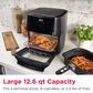 Frigidaire 12.6 Qt. 5-in-1 Air Fryer Combo Oven in Black, , large