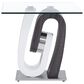 Global Furniture USA End Table in White and Grey, , large