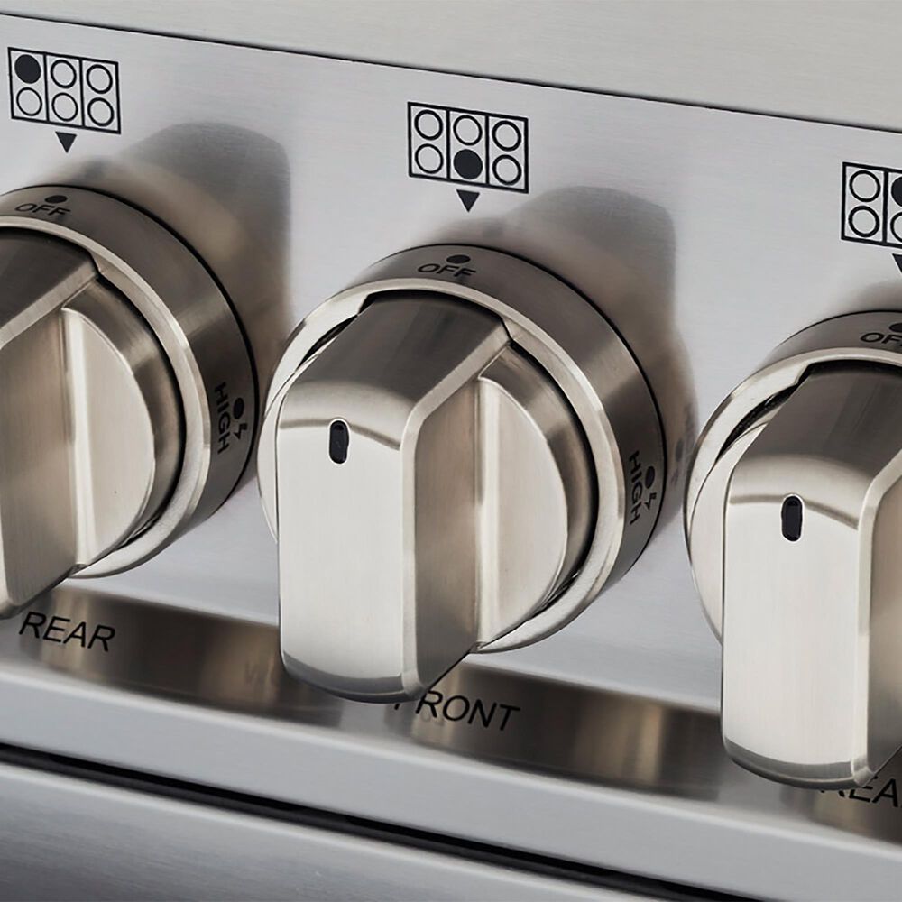 Bertazzoni Master 4.7 Cu.Ft. Gas Range with Brass Burners in Stainless Steel, , large