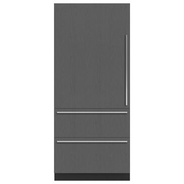Sub Zero Designer 20.4 Cu. Ft. Over and Under Refrigerator with Left Hinge in Panel Ready, , large
