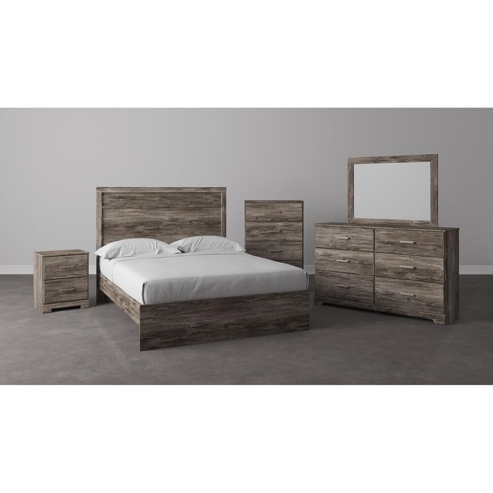 Ashley Ralinksi 3 Piece Queen Bedroom Set in Gray, , large