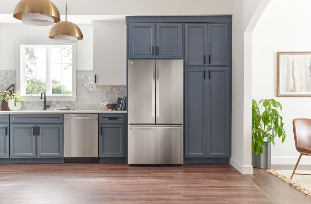 LG 27 Cu. Ft. Smart Counter-Depth Max French Door Refrigerator in PrintProof Stainless Steel, , large