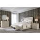 Hooker Furniture Modern Mood Bed Bench with Beige Cushion in Diamond, , large