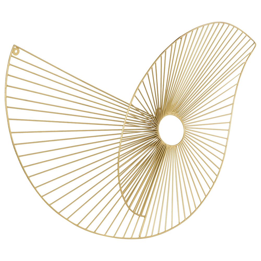 Tov Furniture Paisley Wall Art in Gold, , large