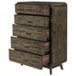 New Heritage Design Rex 5-Piece Queen Panel Bedroom Set in Walnut, , large