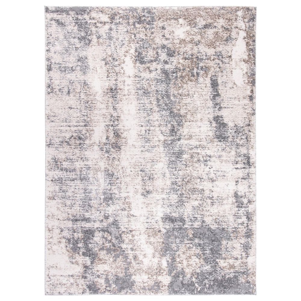 Safavieh Aston ASN713 4" x 6" Ivory and Grey Area Rug, , large