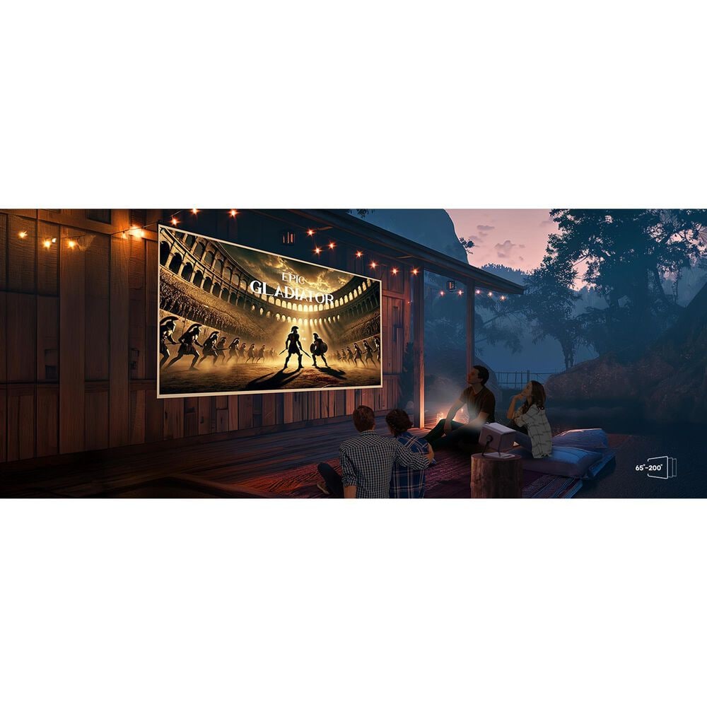Hisense Triple Laser 4K Smart Mini Projector in Gray, , large