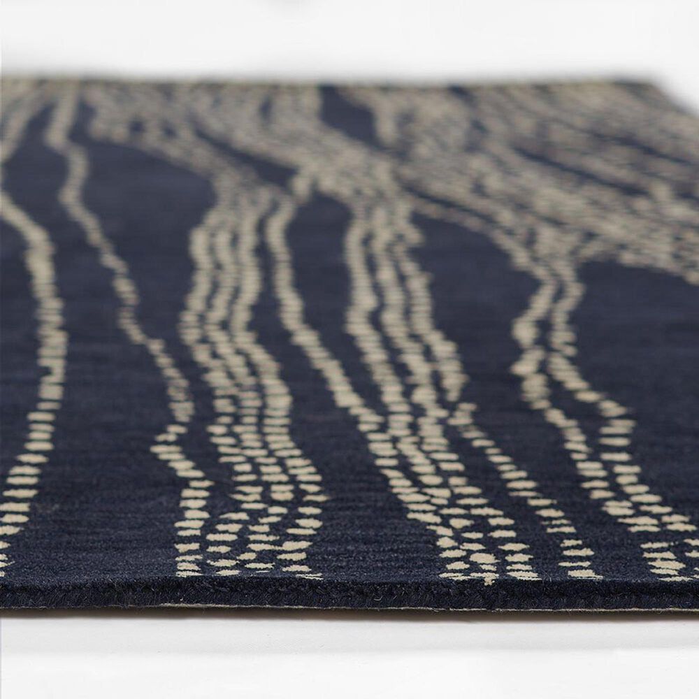 Momeni Simba Contemporary 2&#39; x 3&#39; Navy Area Rug, , large