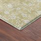 Dalyn Rug Company Soft Essentials Floral Wheat 10" x 14" Indoor/Outdoor Area Rug, , large