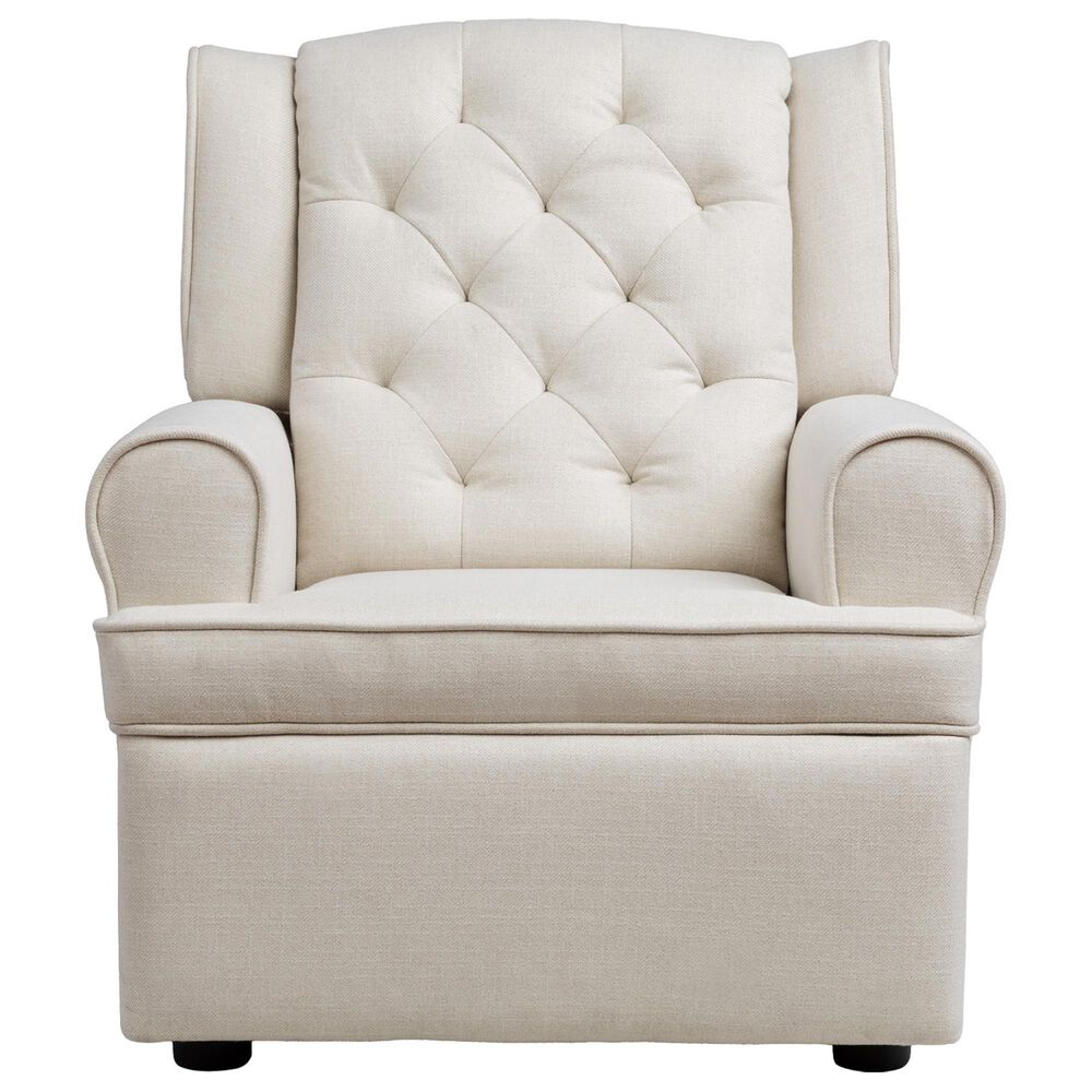 Eastern Shore Amelia Kids Push Back Recliner in Natural, , large