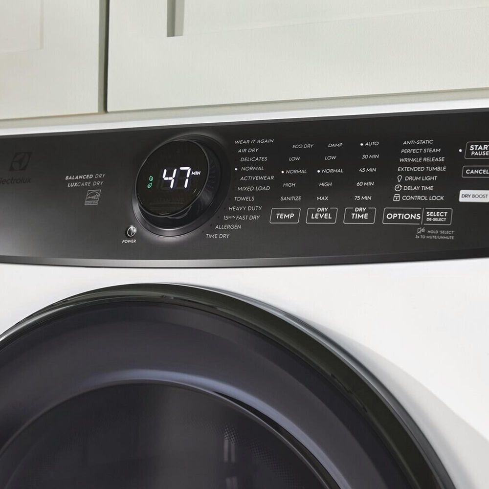 Electrolux 4.5 Cu. Ft. Front Load Washer and 8.0 Cu. Ft. Electric Dryer in Matte White, , large