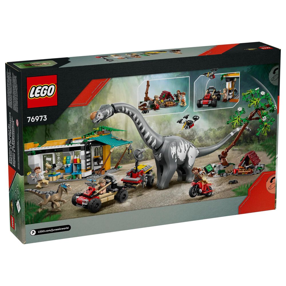 LEGO Jurassic World - Raptor and Titanosaurus Tracking Mission Building Set, , large