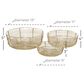 Maple and Jade Contemporary Decorative Bowl in Gold (Set of 3), , large