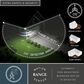 Vaxcel Zeta 2-Light Outdoor Motion Sensor Security Flood Light in Bronze, , large