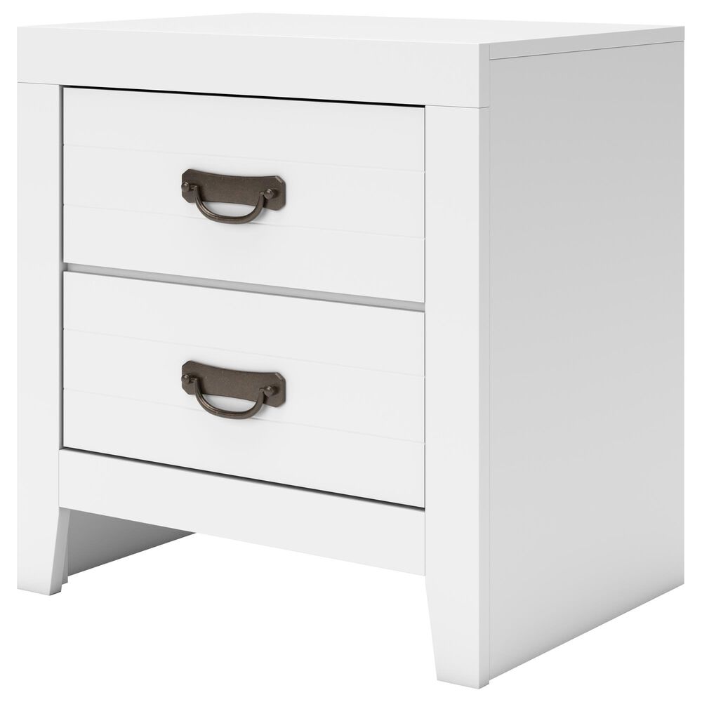 Ashley Binterglen 2-Drawer Nightstand in White, , large
