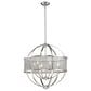 Golden Lighting Colson 6-Light Chandelier with Mesh Shade in Pewter, , large