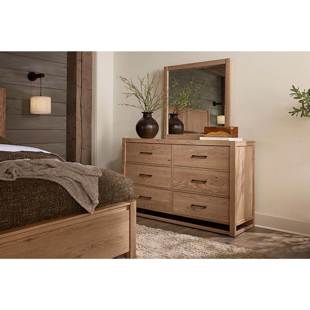 Viceray Collections Lodge and Loft Dresser Mirror in Blond Oak, , large