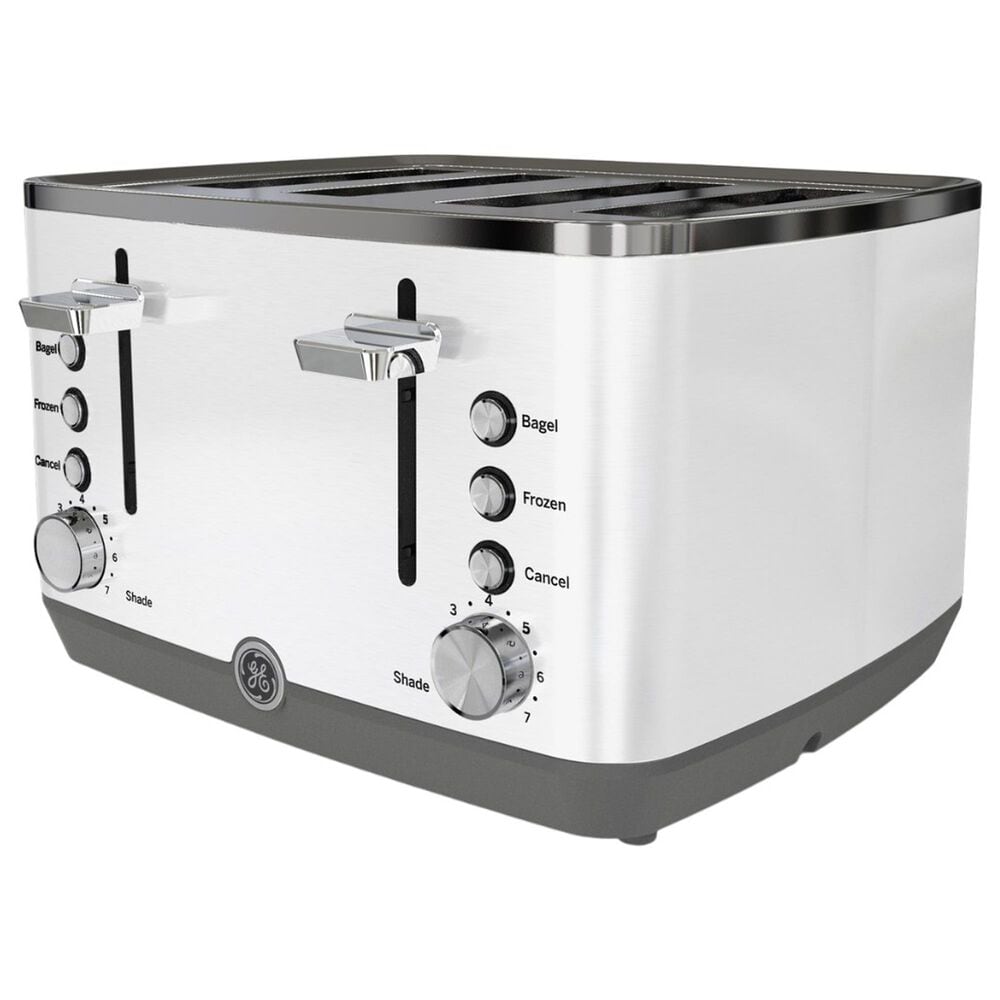 GE Appliances 4-Slice Toaster in White, , large