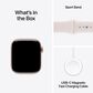 Apple Watch Series 11 (GPS) 46mm Aluminum Case with Light Blush Sport Band - M/L in Rose Gold and 2-Year AppleCare+, , large