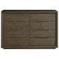 Furniture Worldwide Modern 5 Piece Queen Panel Bedroom Set in Sable with USB Ports, , large