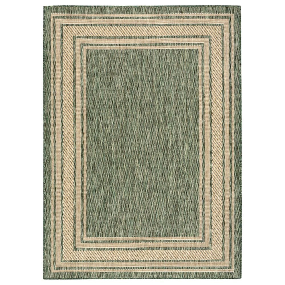 Nourison Horizon HOZ03 Green 6&#39; x 9&#39; Indoor/Outdoor Area Rug, , large