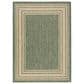 Nourison Horizon HOZ03 Green 6" x 9" Indoor/Outdoor Area Rug, , large