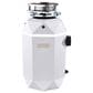 Forno Acqua BrightDiamond 1-HP Super Quiet Garbage Disposal in Moonstone White, , large