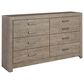 Signature Design by Ashley Culverbach 4 Piece King Bedroom Set in Driftwood Gray, , large
