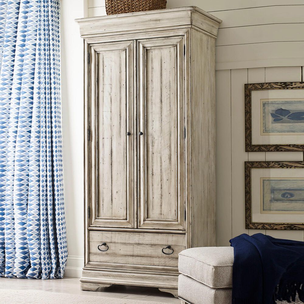 Kincaid Selwyn Bryant Armoire in Cottage White, , large