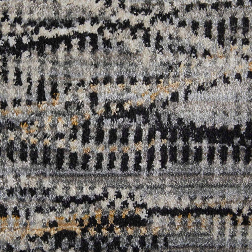 Feizy Sonora 6&#39;7&quot; x 9&#39;6&quot; Gray and Charcoal Area Rug, , large