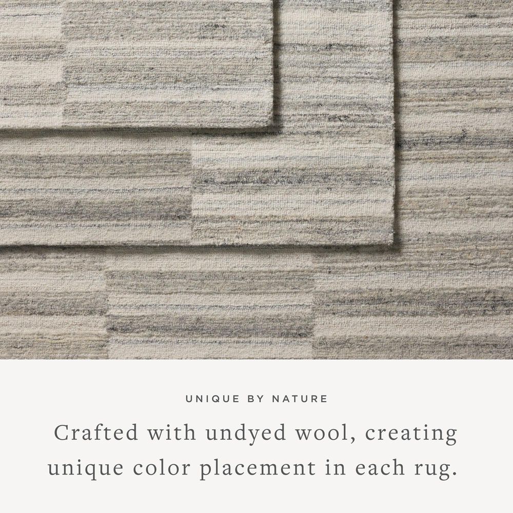 Magnolia Home Rae Stone and Ivory 7&#39;9&quot; x 9&#39;9&quot; Area Rug, , large