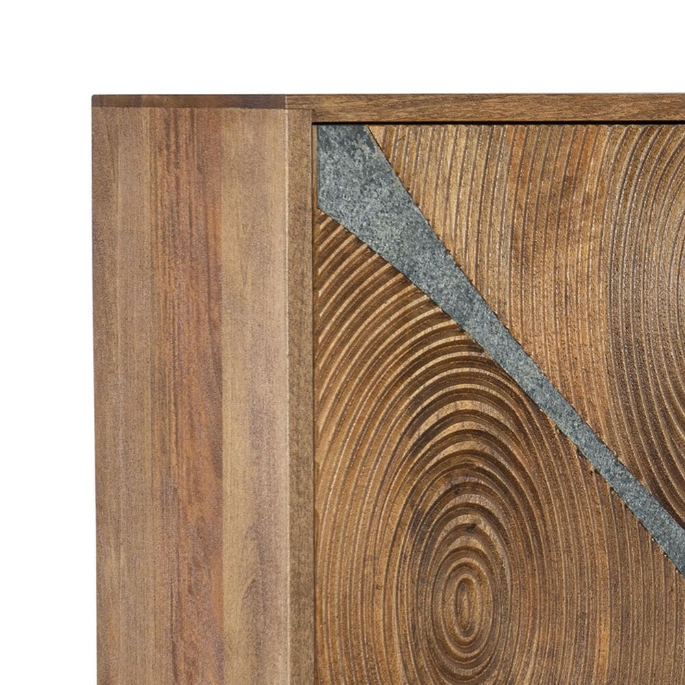 Hooker Furniture Commerce and Market 69&quot; Vortex Entertainment Console in Mango and Slate, , large