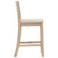 Linon Home Decor Torino Ladder Back Counter Stool in Grey Wash, , large