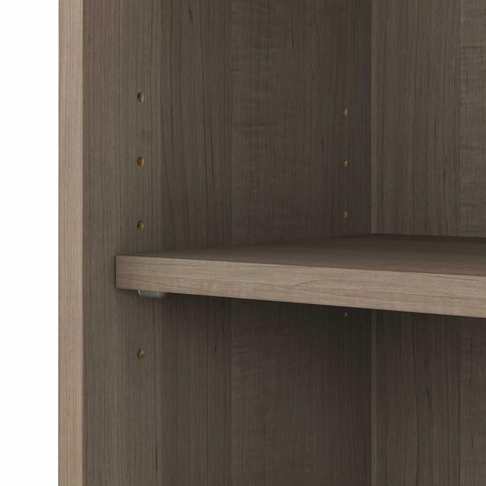 Bush Cabot 5Shelf Tall Bookcase in Ash Gray Nebraska Furniture Mart