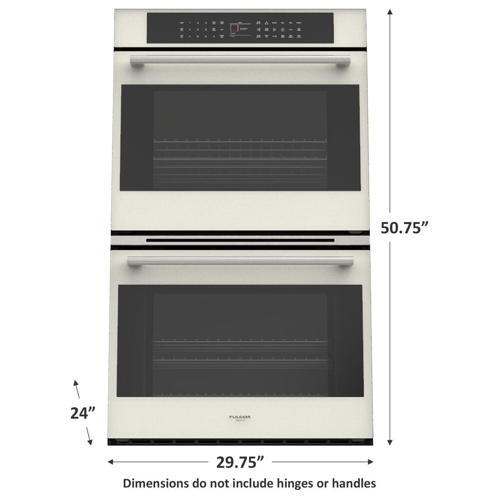 Fulgor Milano 30&quot; Touch Control Double Wall Oven in White, , large