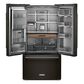 KitchenAid 23.8 Cu. Ft. 36" Counter-Depth French Door Refrigerator with PrintShield Finish in Black Stainless, , large