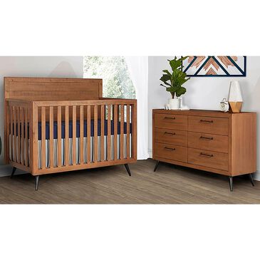 Evolur Stilnovo Convertible Crib in Sugar Cane, , large
